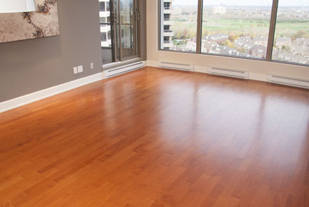 Rafraîchissement plancher de bois préverni